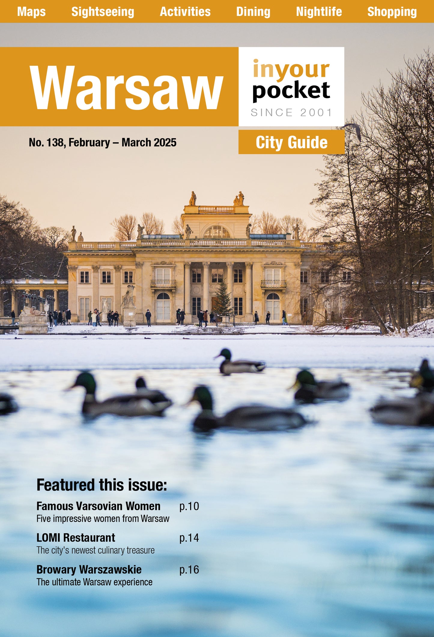 Warsaw In Your Pocket City Guide | February 2025 - March 2025